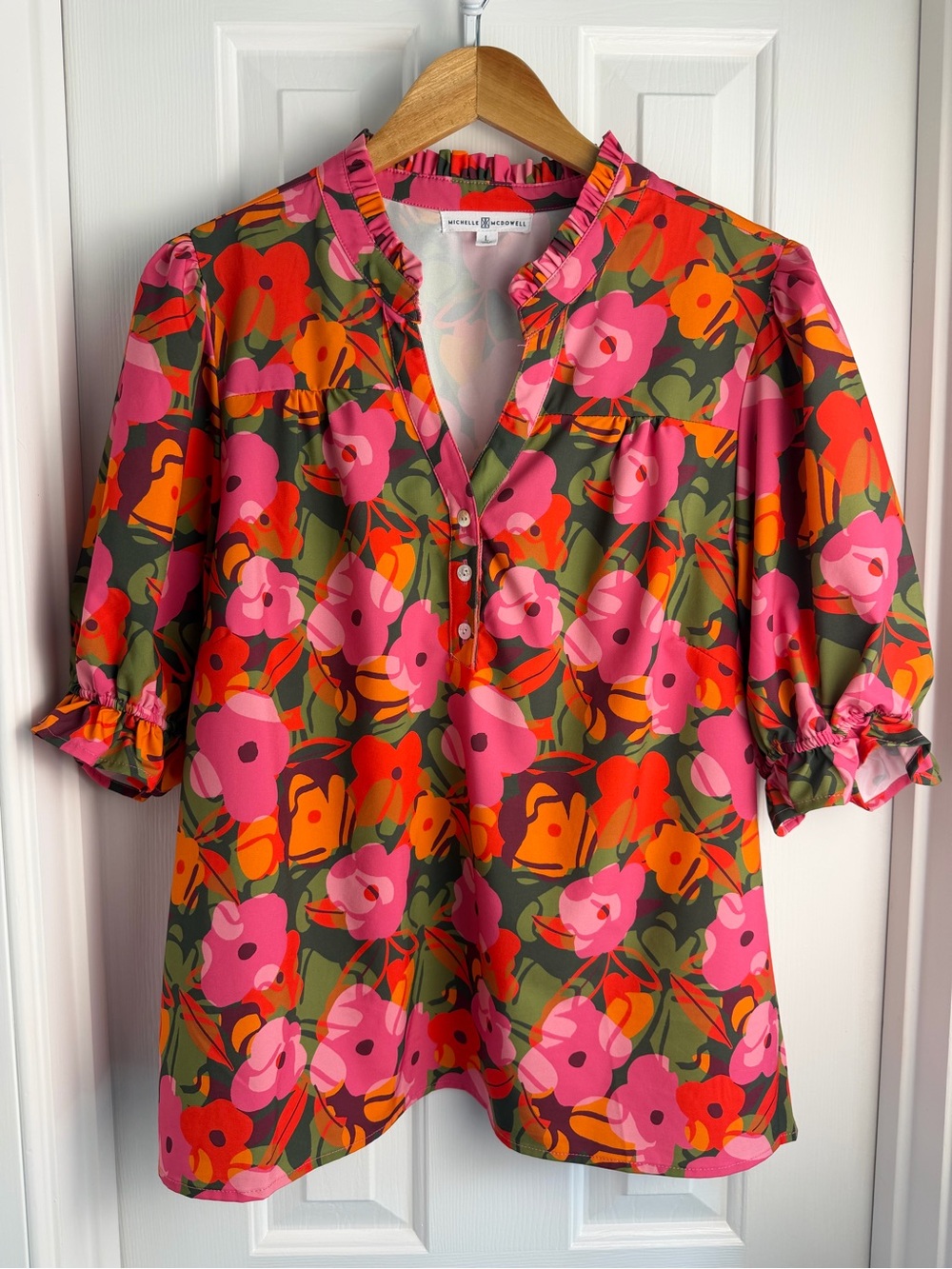 Michelle Mcdowell Women's Marlowe Top EUC